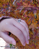 2.5ct Princess Cut Bridal Wedding Engagement Ring Diamond Simulated 925 Sterling Silver Anniversary Ring SKU:00147