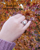 3.8ct Princess & Dainty Art Deco Bridal Wedding Engagement Ring Diamond Simulated 925 Sterling Silver Anniversary Ring SKU:00187