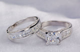 4.35ct Princess Cut Bridal Wedding Engagement Ring Diamond Simulated 925 Sterling Silver Anniversary Ring SKU:00144
