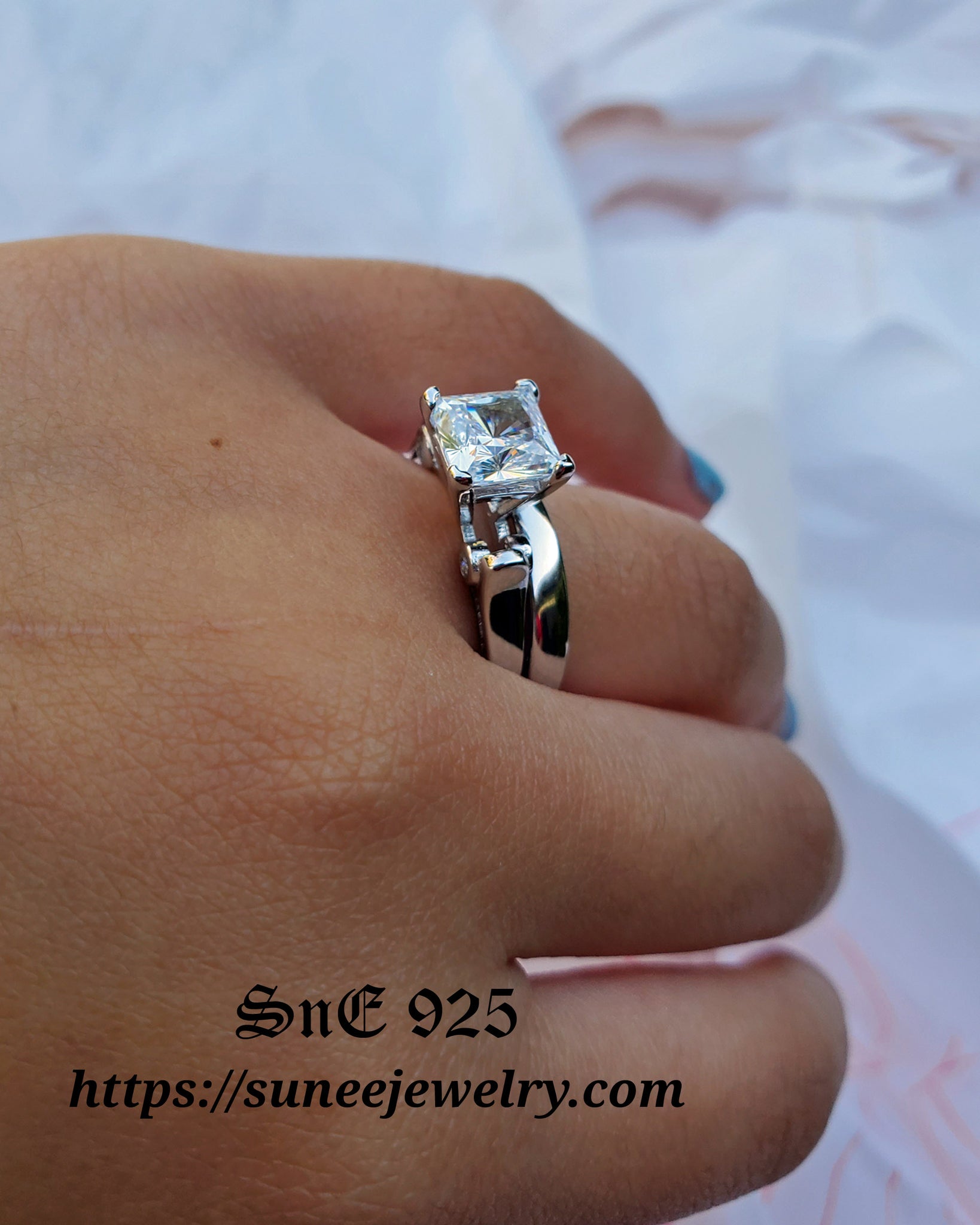 Cubic Zirconia Engagement Rings Wedding Bands 925 Sterling Silver Bridal  Sets Wholesale - China Silver Ring and Fashion Ring price |  Made-in-China.com