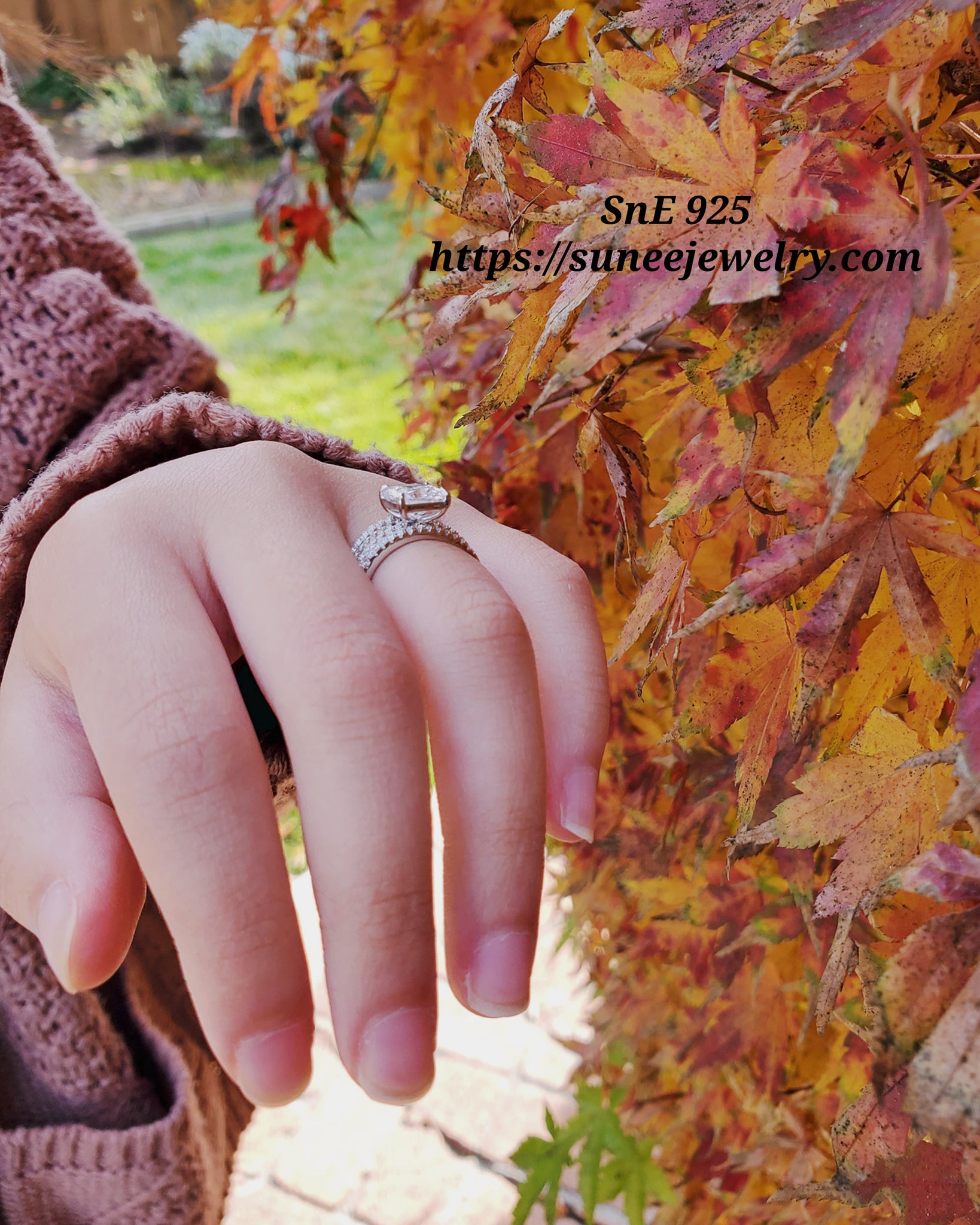 55Carat Custom Princess-Cut Gemstone Ring | 925 Sterling Silver Wedding Band Set With CZ Stones – Handmade & Sizable 4–12