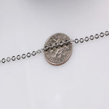 Hypoallergenic Stainless Steel O-Link Chain: Jewelry Making Supplies (2.0x2.5mm)