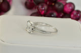 4.35ct Princess Cut Bridal Wedding Engagement Ring Diamond Simulated 925 Sterling Silver Anniversary Rings