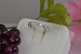 Pear Round Bridal Wedding Engagement Ring Diamond Simulated 925 Sterling Silver Anniversary Rings