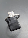 2.17ct Princess Cut Bridal Wedding Engagement Ring Diamond Simulated 925 Sterling Silver Anniversary Ring