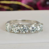 Moissanite Ring 2.5ctw Wedding Band Ring NEW size 6 & 9 only