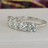 Moissanite Ring 2.5ctw Wedding Band Ring NEW size 6 & 9 only