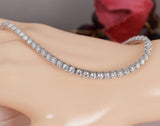 5.8ct Moissanite Tennis Bracelet 3mm Sterling Silver 6 and 7 inches only