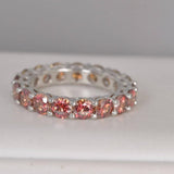 Full Eternity Moissanite Band Ring 925 Sterling NEW Size 9 only