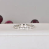 Moissanite Full Eternity Ring Size 7, 8, 9 only