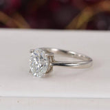 2.0ct Oval Cut Moissanite Engagement Ring size 6 only