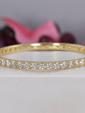 Full Iced All Moissanite 13.6 tcw Bangle 6.5"
