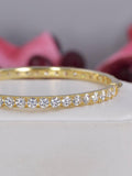 Full Iced All Moissanite 13.6 tcw Bangle 6.5"