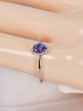 Marquise Cut Natural Tanzanite Ring Real 925 Sterling Silver sz 7