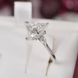 1.2 ct Moissanite Marquise Engagement Ring sz 6 or 8