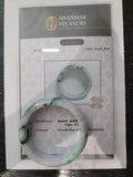 Certified Untreated Natural Grade A Genuine Jadeite Bangle Bracelet 58.37mm