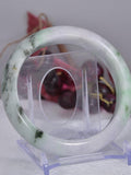 Certified Untreated Natural Grade A Genuine Jadeite Bangle Bracelet 58.37mm