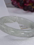 Untreated Natural Grade A Genuine Jadeite Bangle Bracelet 58.55mm