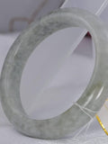 Untreated Natural Grade A Genuine Jadeite Bangle Bracelet 58.55mm