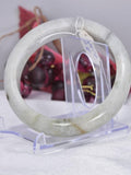 Untreated Natural Grade A Genuine Jadeite Bangle Bracelet 58.08mm