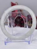 Untreated Natural Jadeite Jade A Bangle Bracelet 58.4 mm