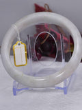 Untreated Natural Jadeite Jade A Bangle Bracelet 61.34 mm