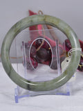 Untreated Natural Jadeite Jade A Bangle Bracelet 58.97 mm