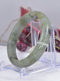 Untreated Natural Jadeite Jade A Bangle Bracelet 58.97 mm