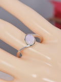 Natural Ethopian Opal Ring 925 Sterling Silver, sz 8