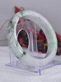Certified Untreated Natural Grade A Genuine Jadeite Bangle Bracelet 58.37mm