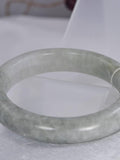 Untreated Natural Grade A Genuine Jadeite Bangle Bracelet 58.55mm