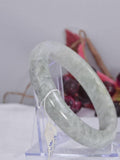 Untreated Natural Grade A Genuine Jadeite Bangle Bracelet 58.55mm