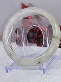 Untreated Natural Grade A Genuine Jadeite Bangle Bracelet 58.08mm