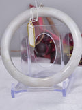 Untreated Natural Jadeite Jade A Bangle Bracelet 58.4 mm