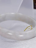Untreated Natural Jadeite Jade A Bangle Bracelet 61.34 mm