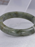 Untreated Natural Jadeite Jade A Bangle Bracelet 58.97 mm