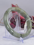 Untreated Natural Jadeite Jade A Bangle Bracelet 58.97 mm