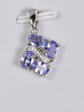 925 Natural Tanzanite Oval Pendant