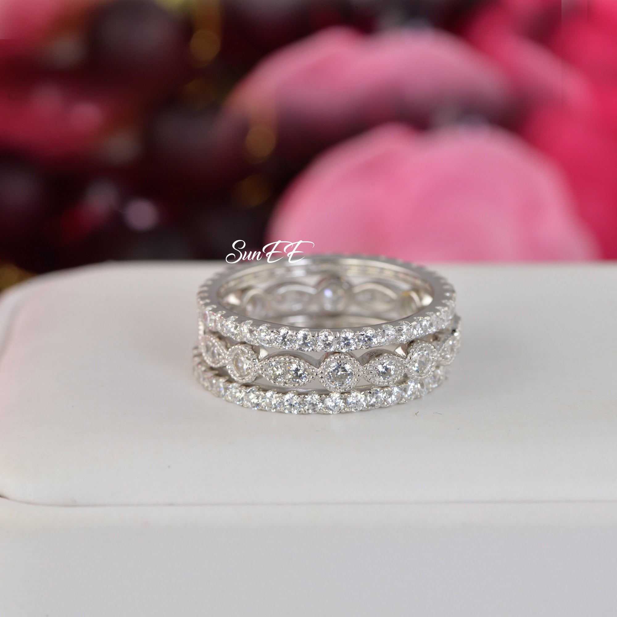 Real 925 Eternity deals Promise Ring